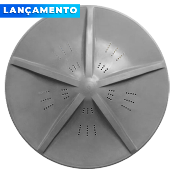 Agitador Batedor para Tanquinho Suggar Lavamax Lavamatic 10-12KG – Cinza sem Polia (COD: AGTLMTCBS)