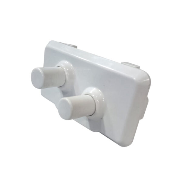 Interruptor Duplo Branco Geladeira Brastemp BRU49 (COD: W10471975)